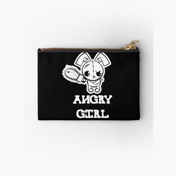 Item preview, Angry Girl Grumpy Voodoo Bunny Cute Social Awkward Teen Monster designed and sold by ProjectX23.