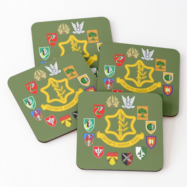 Item preview, Israeli Army Units - IDF Israel Defense Forces (Olive Green) designed and sold by HebrewHipster.