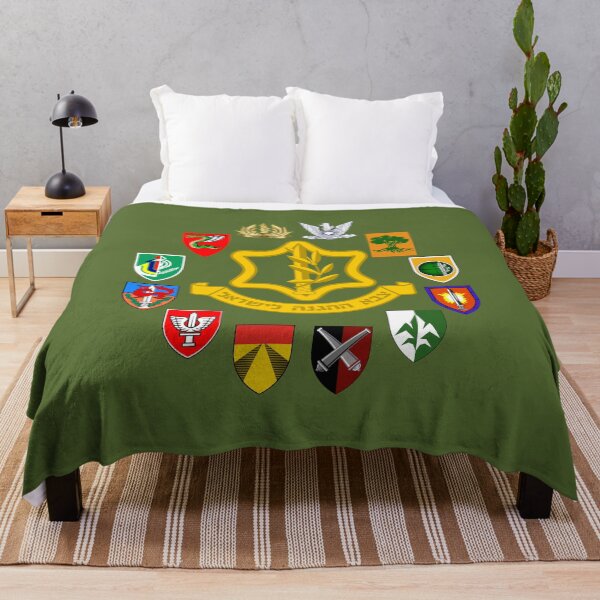 Item preview, Israeli Army Units - IDF Israel Defense Forces (Olive Green) designed and sold by HebrewHipster.