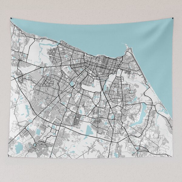 Item preview, Fortaleza City Map of Brazil - Circle designed and sold by deMAP.