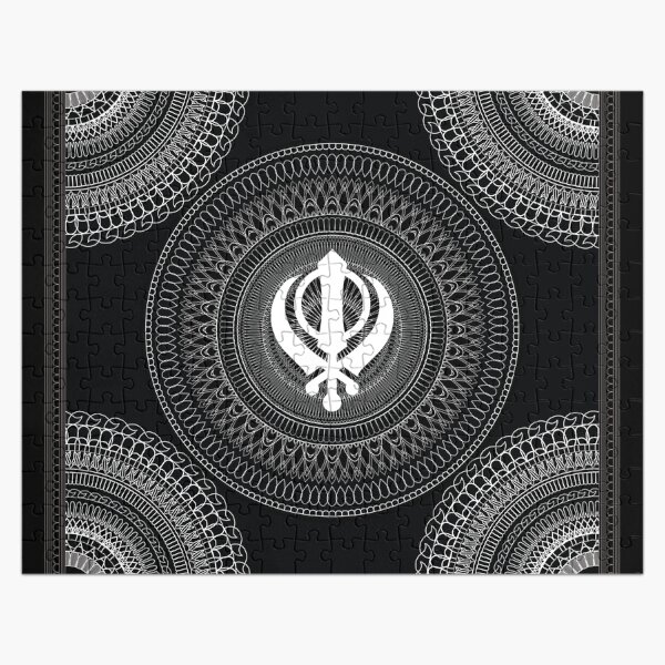 Khanda Mandala (V1) - SimmyGhatt Jigsaw Puzzle