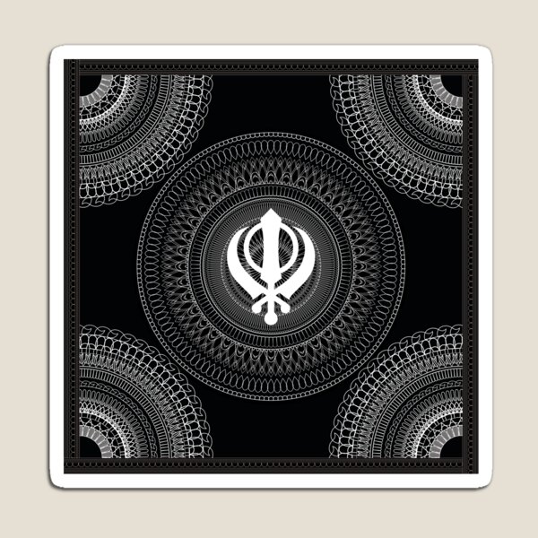 Khanda Mandala (V1) - SimmyGhatt Magnet