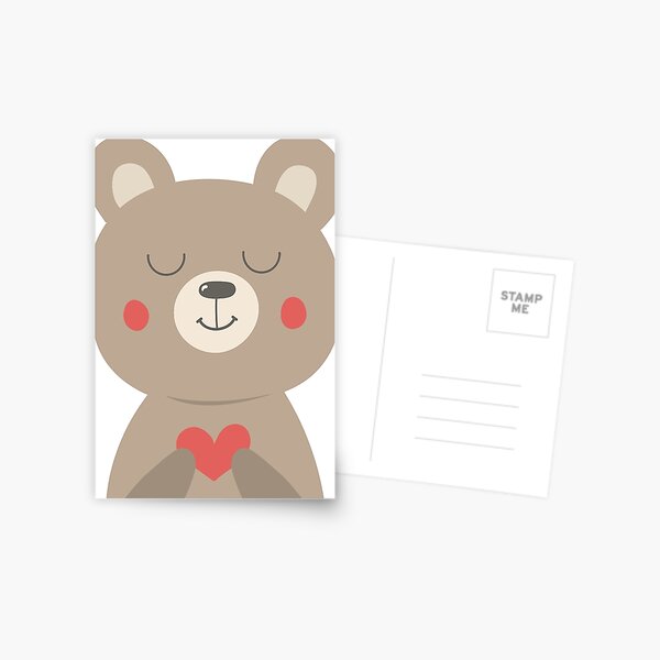 Cute bear Postcard