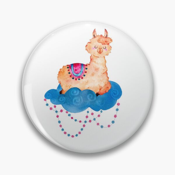 Item preview, Alpaca sleeps on a cloud designed and sold by Shilovka.