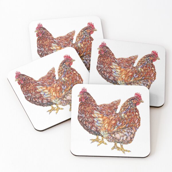 Item preview, Lovely Brown Hens designed and sold by becca-boyce.