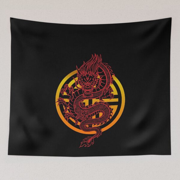 Item preview, Red Asian Dragon - Chinese Zodiac designed and sold by LushCatDesign.