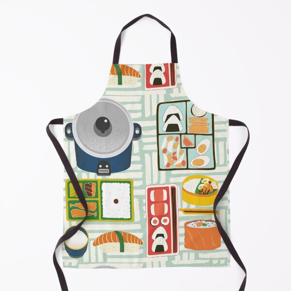 Item preview, Rice Japanese Food Tshirt Tee Shirt Cute Funny Kawaii Graphic Cartoony Design for Apparel Accessories Home Decor Skins Totes Bags Wall Art Stickers designed and sold by Rocbebe.