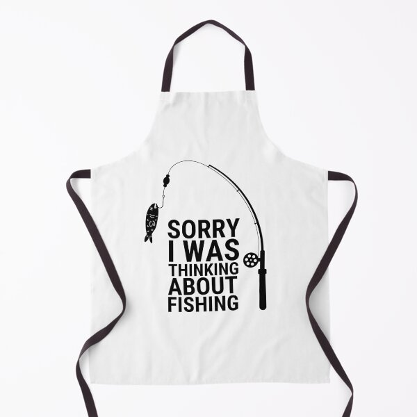 Item preview, Sorry I was thinking about fishing- Black designed and sold by Vaishnavi Deo.