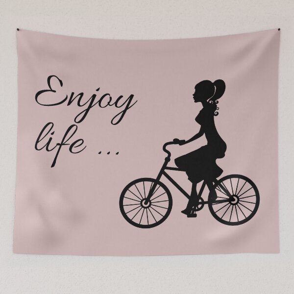 Item preview, Enjoy life (bicycle rider) designed and sold by Nesro34.