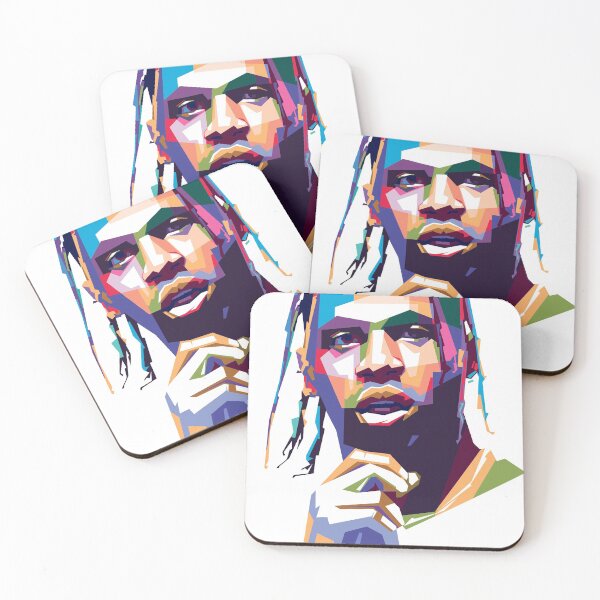 Item preview, Portrait Travis hiphp popart style designed and sold by Abstract88.