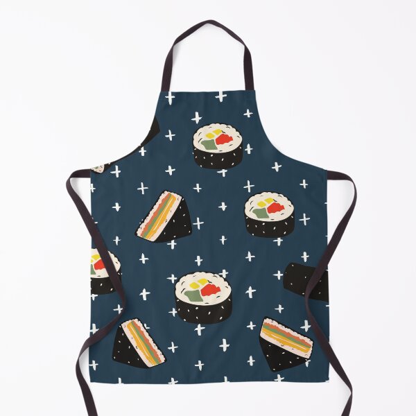 Item preview, Kimbap Tshirt Tee Shirt Korean Food Pattern Cute Funny Kawaii Graphic Cartoony Design for Apparel Accessories Home Decor Skins Totes Bags Wall Art Stickers designed and sold by Rocbebe.