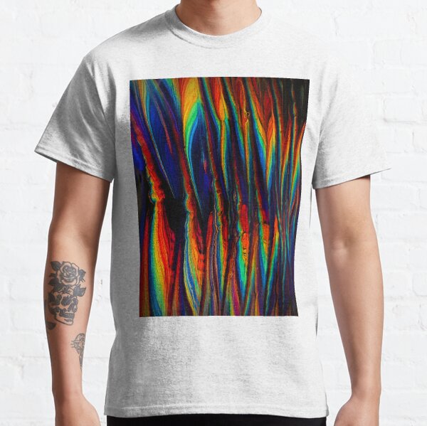 Goth Rainbow Zig Zag Classic T-Shirt