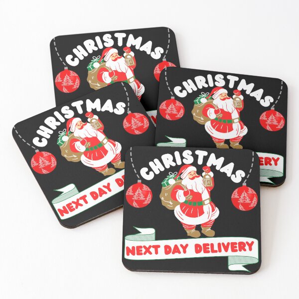 Item preview, Christmas Next Day Delivery designed and sold by Vibing-Right.