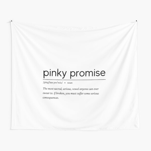 Pinky promise online tapestry