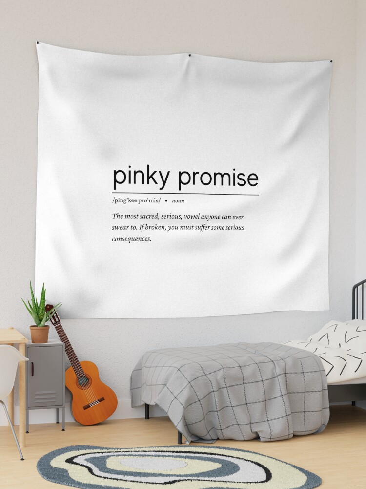 Pinky promise tapestry new arrivals