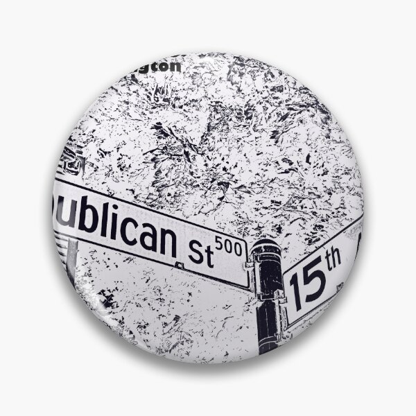 Item preview, Republican Street & 15th Avenue, COOKIES N CREME, Seattle, Washington by Mistah Wilson designed and sold by The Street Sign Store.