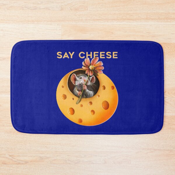 Item preview, Funny cheese mouse planet with flower designed and sold by Julie Boehm.
