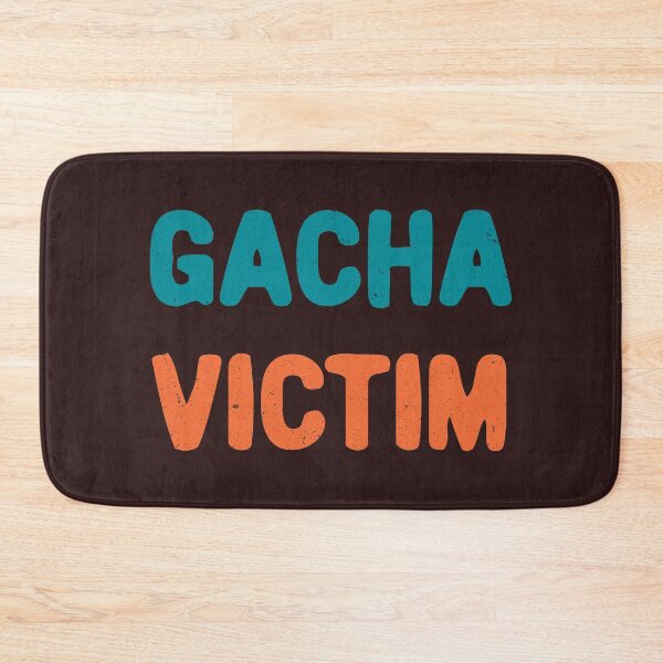 Item preview, Gacha victim typography designed and sold by Morcawork.