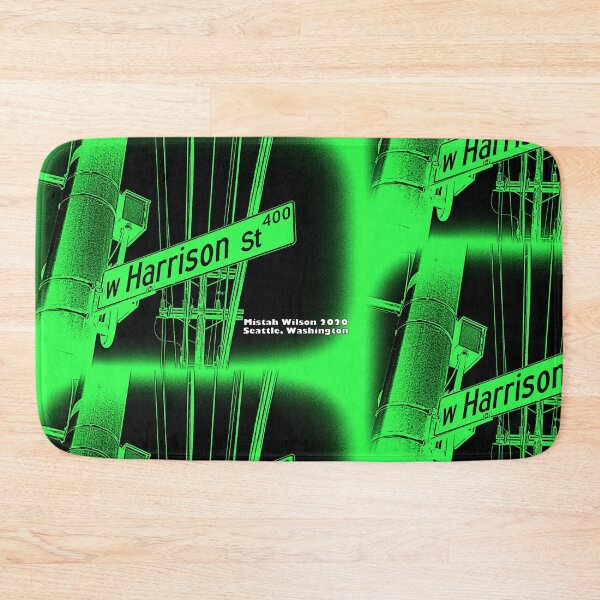 Item preview, Harrison Street, BLACK MINT, Seattle, Washington by Mistah Wilson designed and sold by The Street Sign Store.