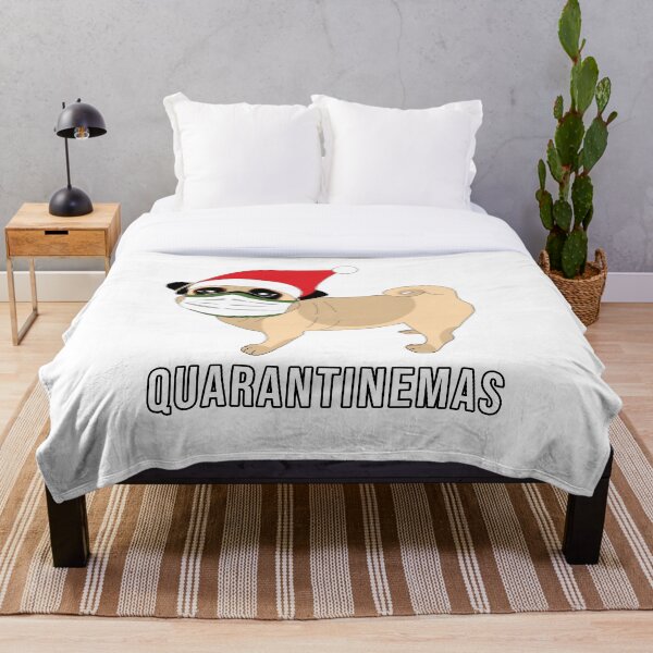 Item preview, Pug Quarantine Christmas (quarantinemas) designed and sold by melbournetee.