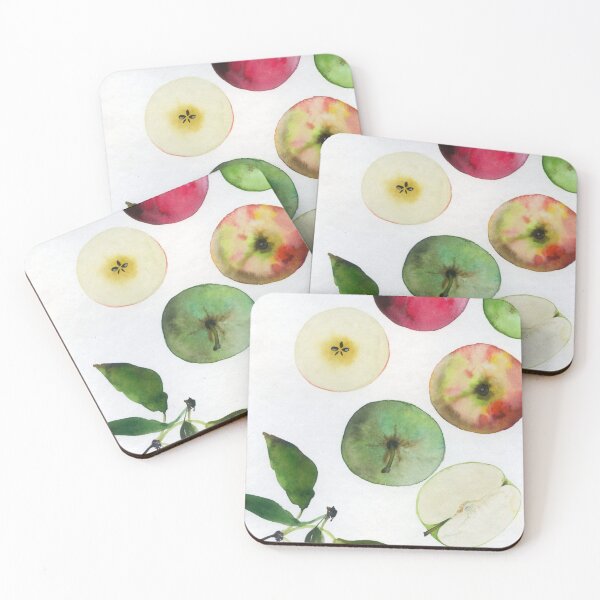 Item preview, watercolor apples N.o 1 designed and sold by kosarandrea.