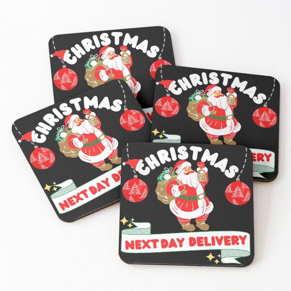 Item preview, Christmas Next Day Delivery designed and sold by Vibing-Right.