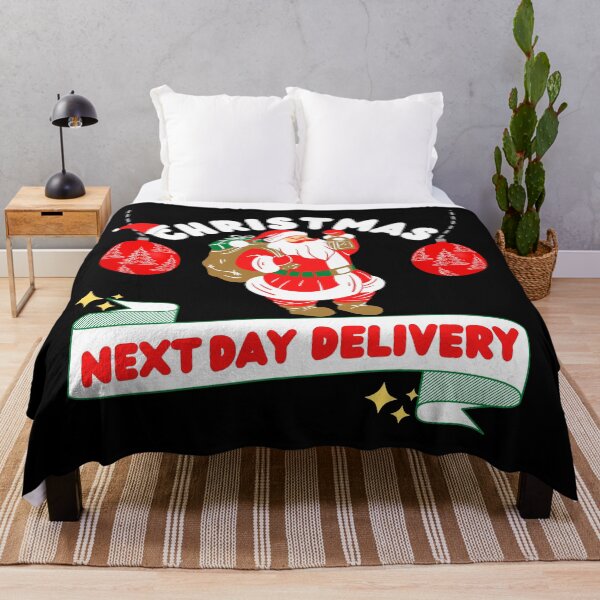 Item preview, Christmas Next Day Delivery designed and sold by Vibing-Right.
