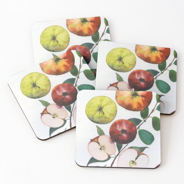Item preview, watercolor apples N.o 2 designed and sold by kosarandrea.