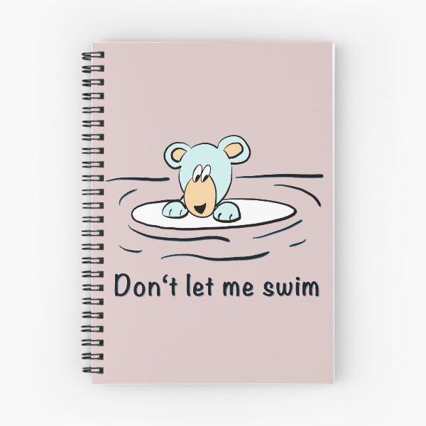 Item preview, swimming polar bear - climate change - melting the polar ice caps designed and sold by -Holy-Chicken-.