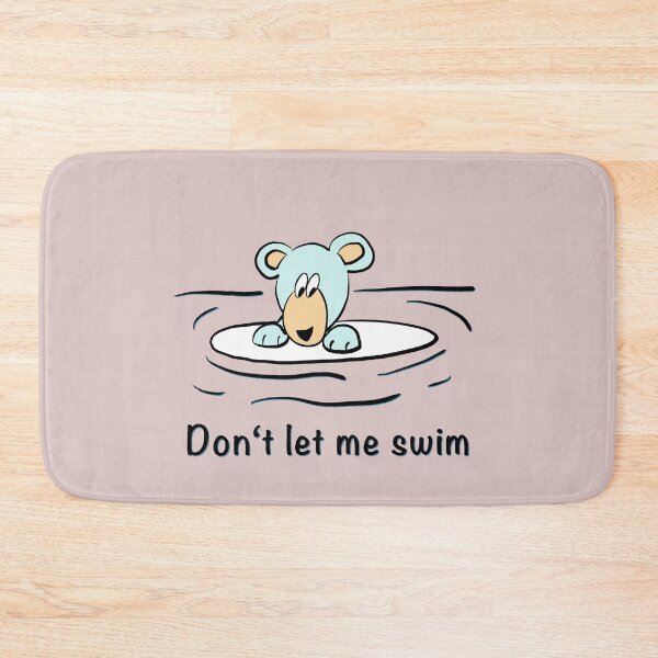 Item preview, swimming polar bear - climate change - melting the polar ice caps designed and sold by -Holy-Chicken-.