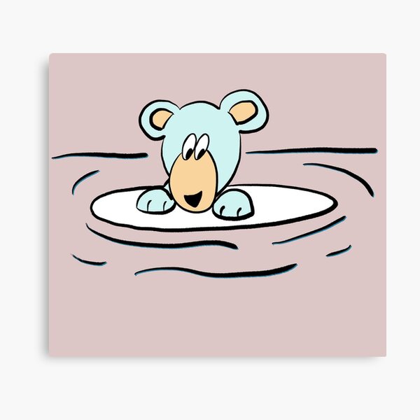 Artikel-Vorschau von schwimmender Eisbär - Klimawandel - schmelzen der Polkappen, designt und verkauft von -Holy-Chicken-.