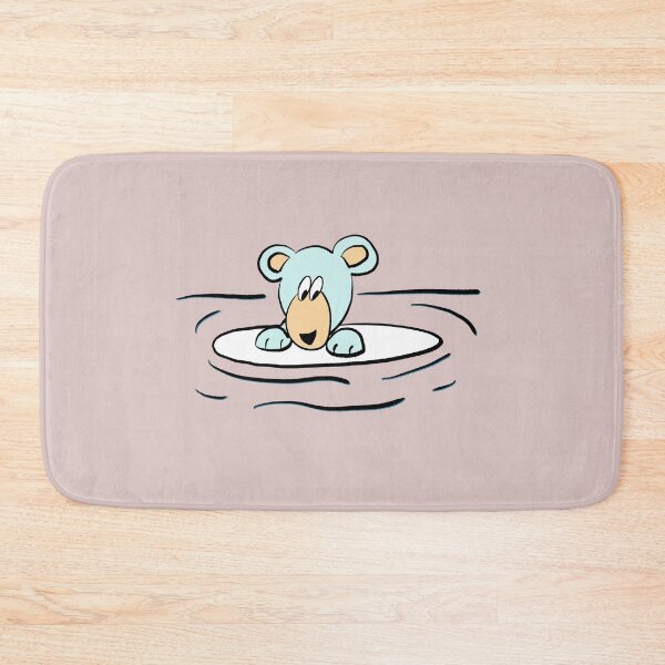 Item preview, swimming polar bear - climate change - melting the polar ice caps designed and sold by -Holy-Chicken-.