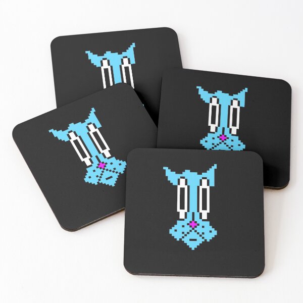 Item preview, Pixel Blue Rabbit Dog designed and sold by TeachUrb.