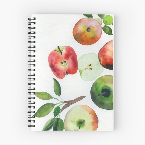 Item preview, watercolor apples N.o 3 designed and sold by kosarandrea.