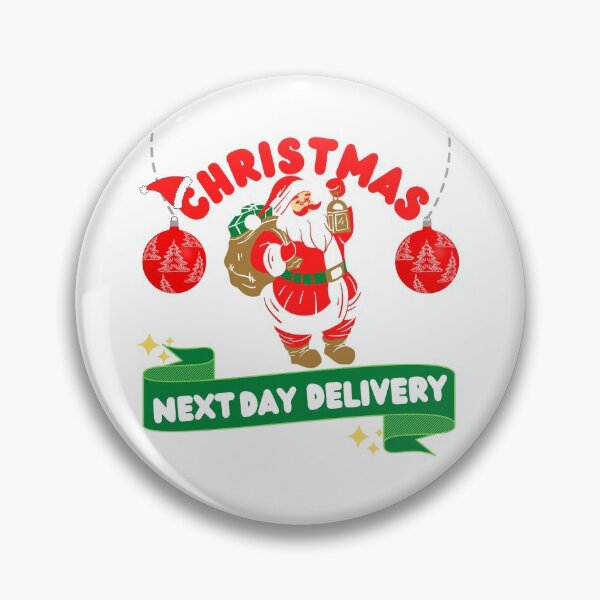 Item preview, Christmas Next Day Delivery designed and sold by Vibing-Right.