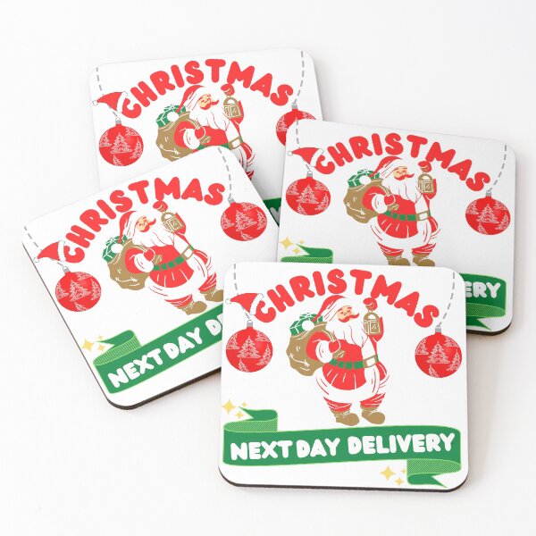 Item preview, Christmas Next Day Delivery designed and sold by Vibing-Right.
