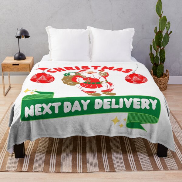 Item preview, Christmas Next Day Delivery designed and sold by Vibing-Right.