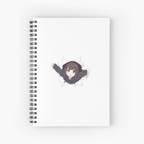 Anime Menhera chan sad why Spiral Notebook for Sale by uisch