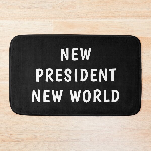 Item preview, new president new world t-shirt designed and sold by Mounir Ameur Ali.
