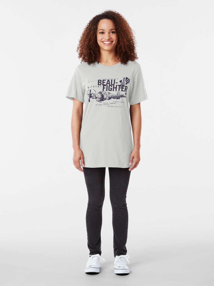 Alternate view of Bristol Beaufighter Slim Fit T-Shirt