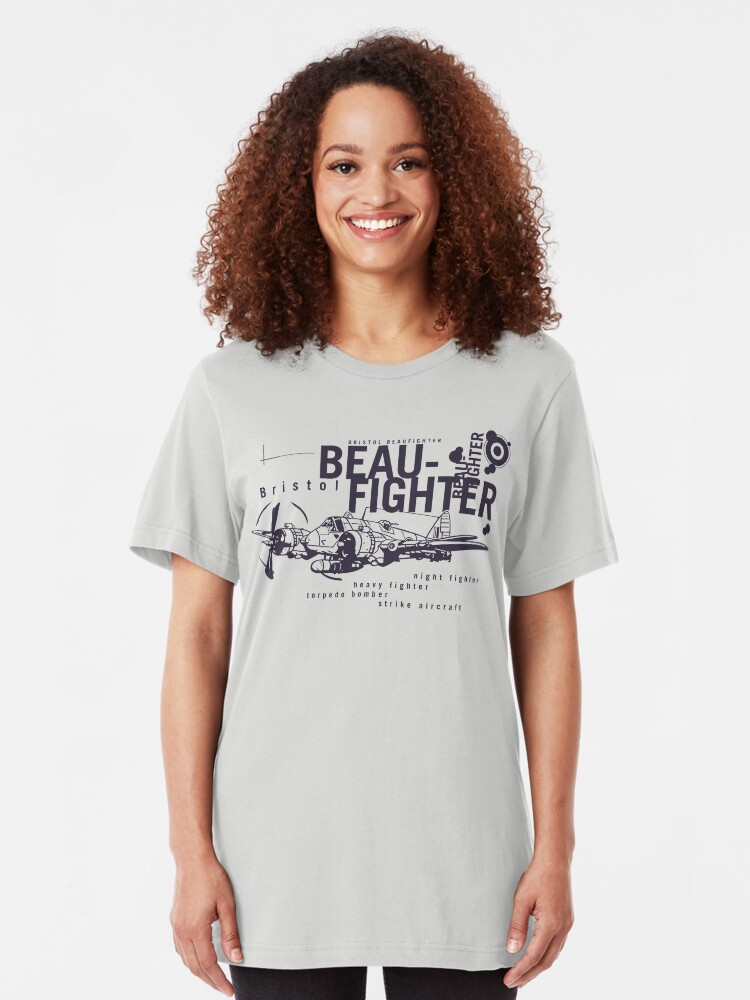 Alternate view of Bristol Beaufighter Slim Fit T-Shirt