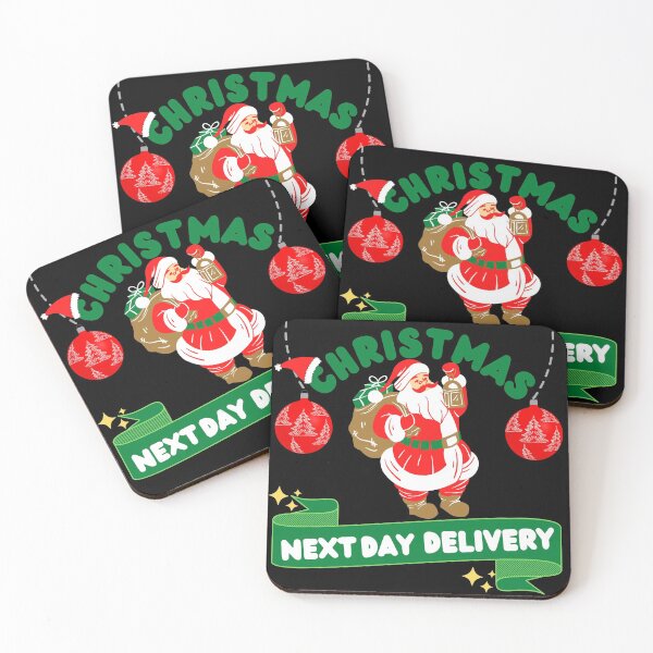Item preview, Christmas Next Day Delivery designed and sold by Vibing-Right.