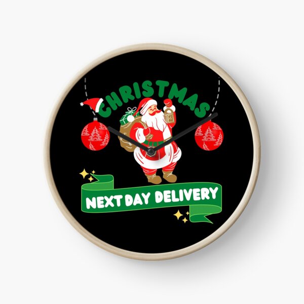 Item preview, Christmas Next Day Delivery designed and sold by Vibing-Right.