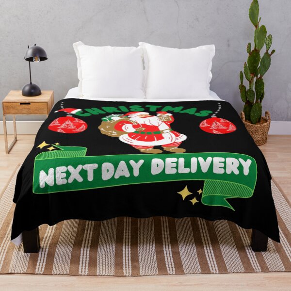 Item preview, Christmas Next Day Delivery designed and sold by Vibing-Right.