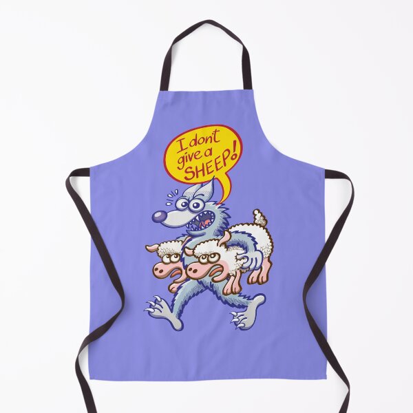 Item preview, Terrific wolf making puns by saying that he doesn't give a sheep designed and sold by Zoo-co.
