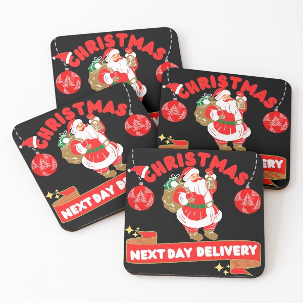Item preview, Christmas Next Day Delivery designed and sold by Vibing-Right.