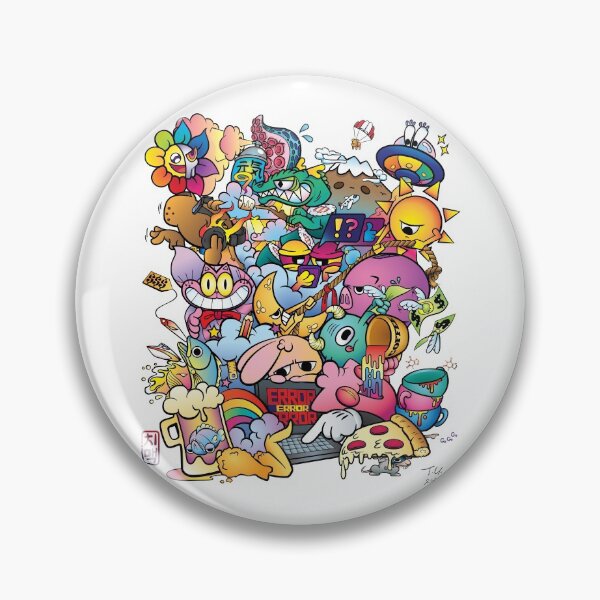 Item preview, "Things in Life" cute colorful vexx style doodle designed and sold by TiffanyYau.