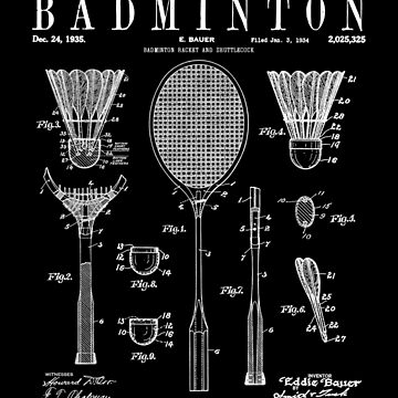 Vector Drawing. Badminton Racket and Shuttlecock Stock Vector -  Illustration of isolated, grand: 280207805