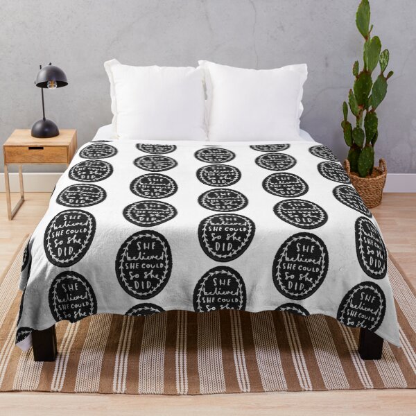 Item preview, She Believed She Could Sticker designed and sold by designolo.