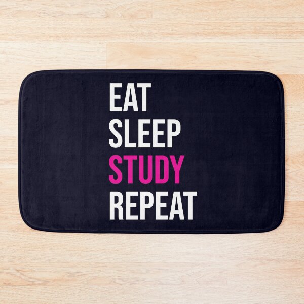 Item preview, Eat Sleep Study Repeat designed and sold by CatArtStore.